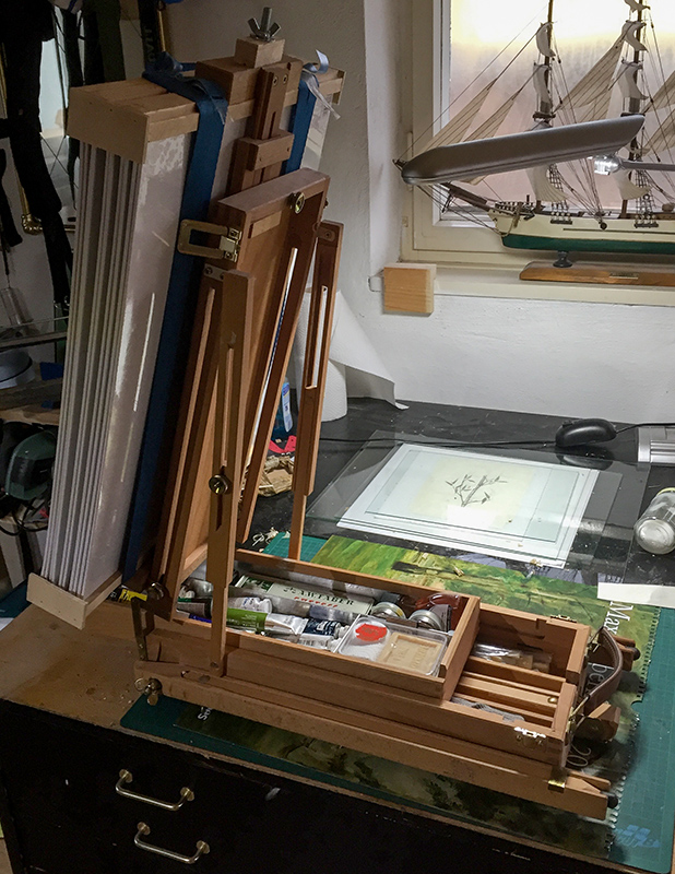 Feldstaffelei Plein Air Malerei