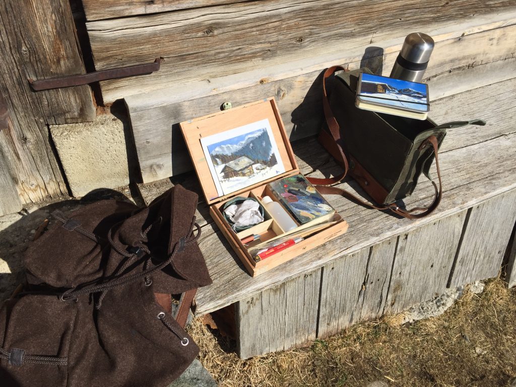 Pleinair Seiseralm