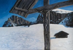 Kruzifix unterm Langkofel