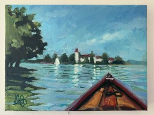 Fraueninsel Ölskizze 1/2