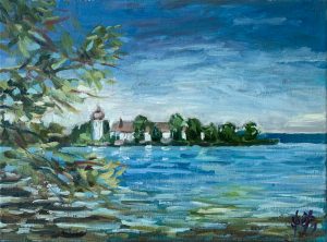 Fraueninsel mit Weide