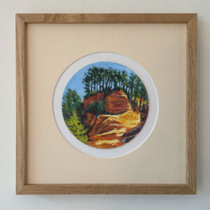 Bierdeckel: Ockerfelsen Provence