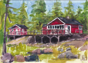 Rotes Haus auf Vätö 3