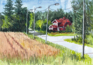 Rotes Haus auf Vätö 4